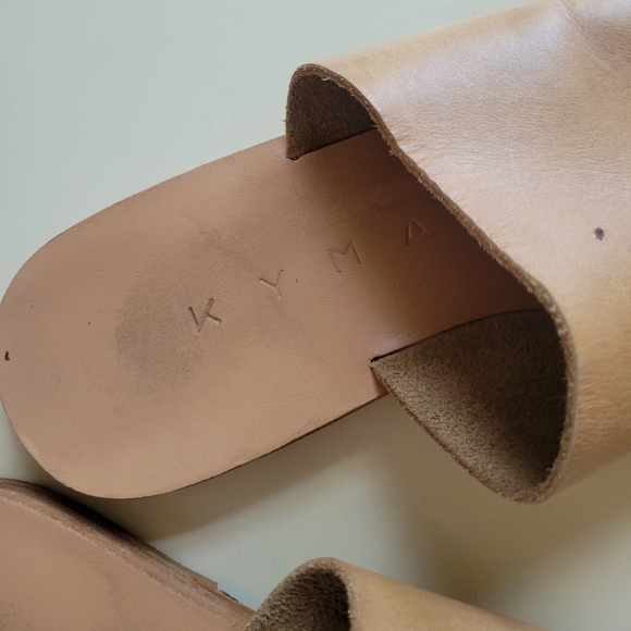 KYMA Greek KALYMNOS Leather Slide Sandals 8 - Picture 3 of 8